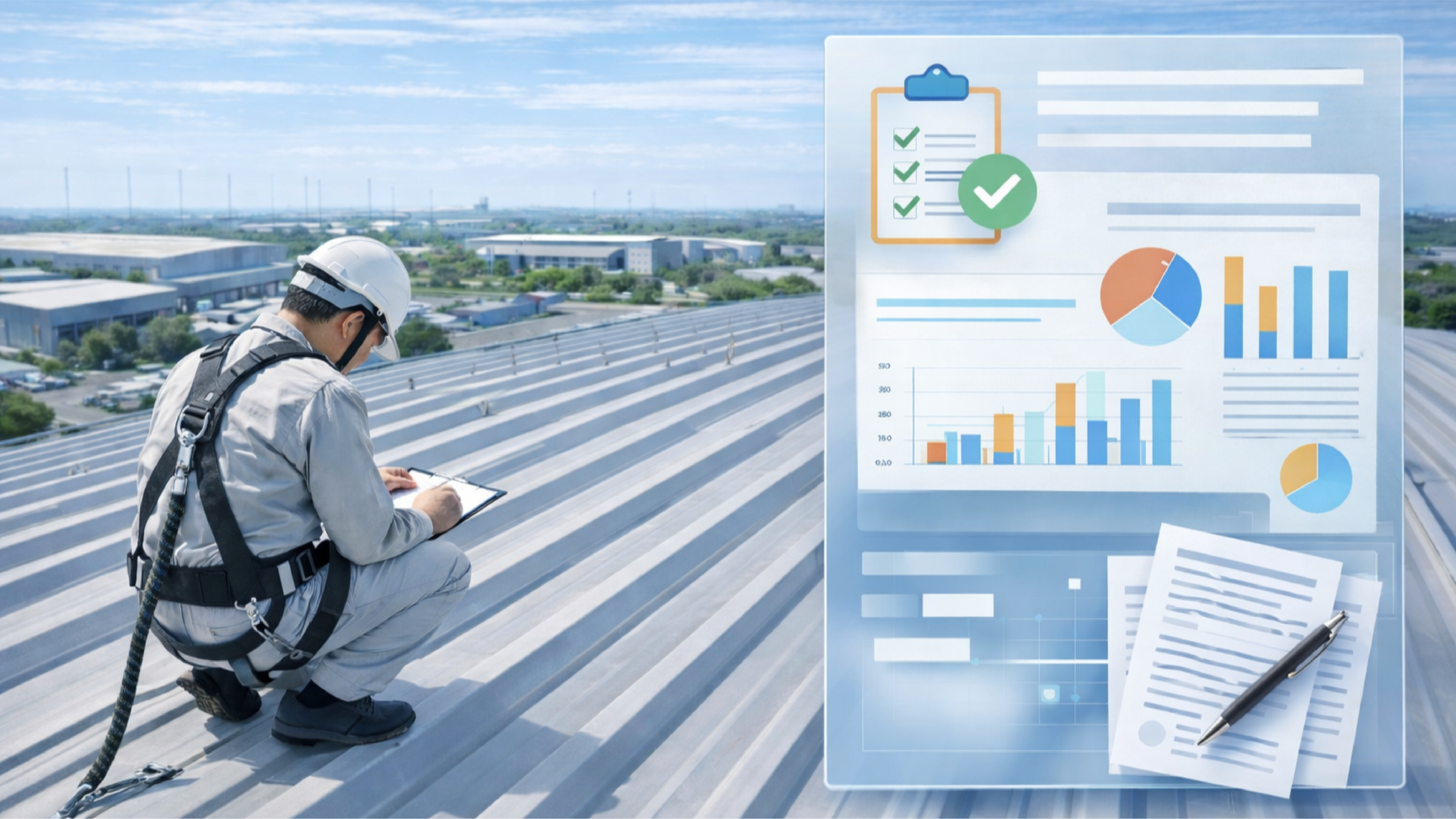 省エネ法で屋根上太陽光報告が義務化屋根上調査や報告用データ作成を無償代行のイメージ画像